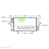 KAGER 31-0912 Radiator, engine cooling